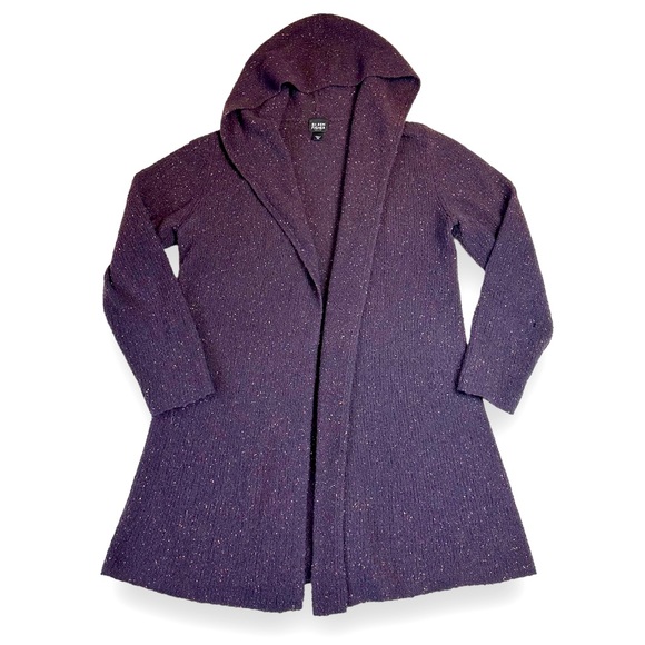 Eileen Fisher Sweaters - Eileen Fisher boucle hooded long cardigan